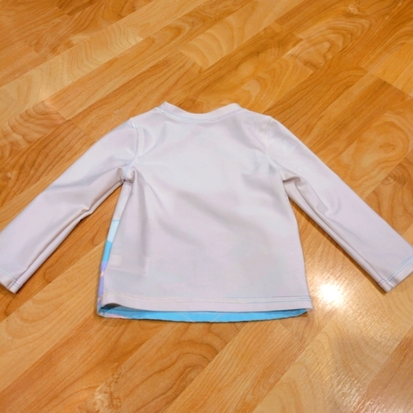 Cat & Jack White and Pink Rashguard Swim Suit Size 18 Months - Picture 8 of 9